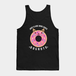 Just A Girl Who Loves Dognuts Tank Top